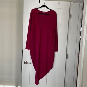 Universal Standard V-neck long sleeve Geneva, red, size Large